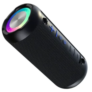 Long cylindrical portable Bluetooth speaker