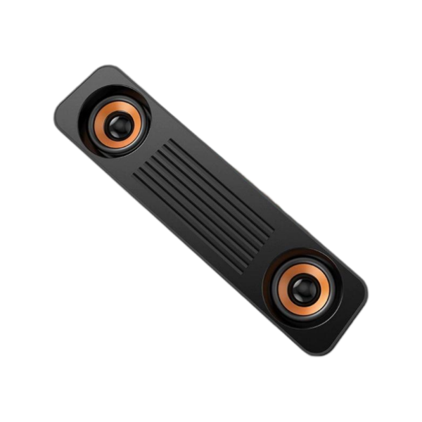Dual-driver long bar desktop speaker