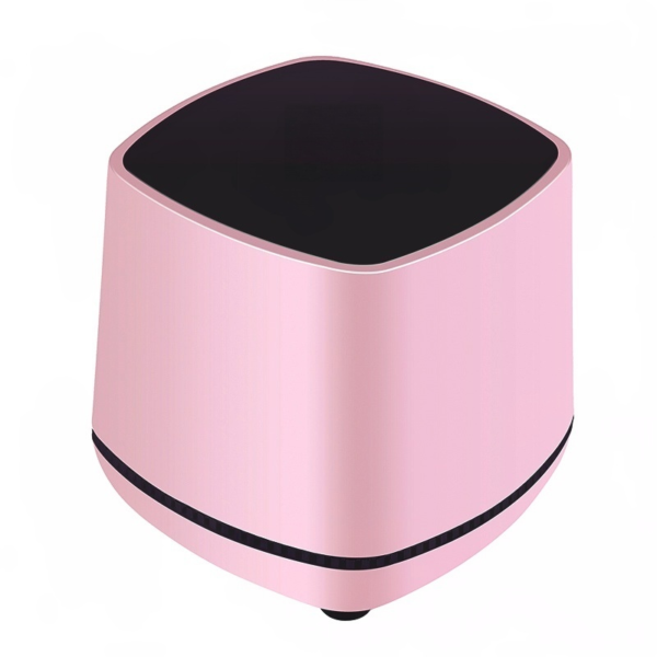 Minimalist desktop Bluetooth speaker available in multiple colors