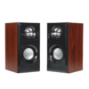 Wooden cabinet HiFi desktop speakers