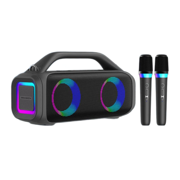 Dual-Mic Karaoke RGB Ambient Portable Speaker