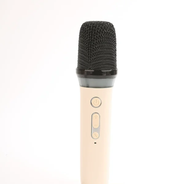 Milk Coffee Color Portable Dual-Mic Karaoke Speaker
