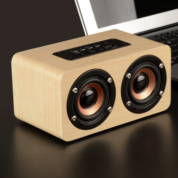 O1CN01yr56ED2IQkfHoH7T1_!!4010799281-0-cib.jpg_ Solid wood dual-driver desktop Bluetooth speaker